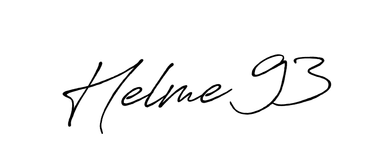 Make a beautiful signature design for name Helme 93. With this signature (Antro_Vectra_Bolder) style, you can create a handwritten signature for free. Helme 93 signature style 7 images and pictures png