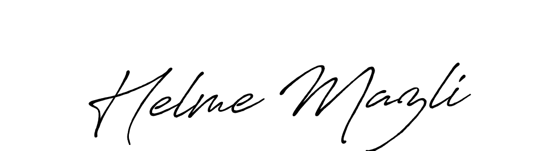 Make a beautiful signature design for name Helme Mazli. Use this online signature maker to create a handwritten signature for free. Helme Mazli signature style 7 images and pictures png