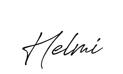 Design your own signature with our free online signature maker. With this signature software, you can create a handwritten (Antro_Vectra_Bolder) signature for name Helmi. Helmi signature style 7 images and pictures png