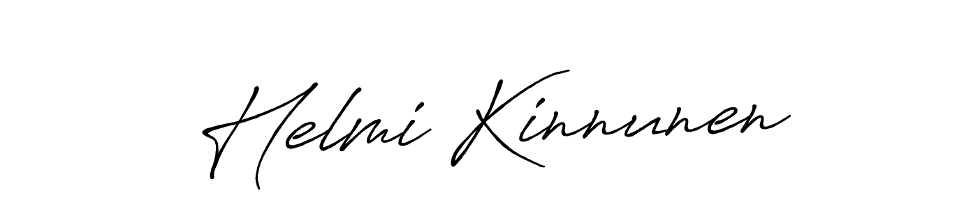 Antro_Vectra_Bolder is a professional signature style that is perfect for those who want to add a touch of class to their signature. It is also a great choice for those who want to make their signature more unique. Get Helmi Kinnunen name to fancy signature for free. Helmi Kinnunen signature style 7 images and pictures png