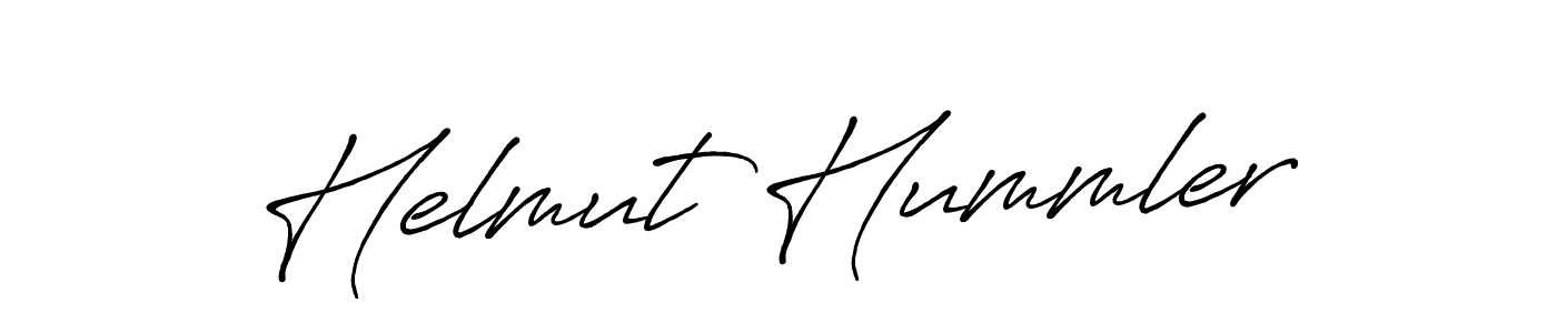 How to make Helmut Hummler name signature. Use Antro_Vectra_Bolder style for creating short signs online. This is the latest handwritten sign. Helmut Hummler signature style 7 images and pictures png