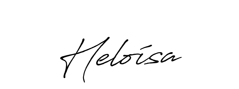 Create a beautiful signature design for name Heloísa. With this signature (Antro_Vectra_Bolder) fonts, you can make a handwritten signature for free. Heloísa signature style 7 images and pictures png