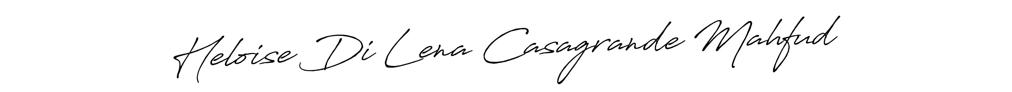 See photos of Heloise Di Lena Casagrande Mahfud official signature by Spectra . Check more albums & portfolios. Read reviews & check more about Antro_Vectra_Bolder font. Heloise Di Lena Casagrande Mahfud signature style 7 images and pictures png