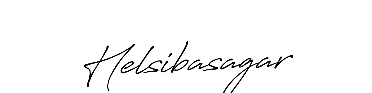 Make a beautiful signature design for name Helsibasagar. With this signature (Antro_Vectra_Bolder) style, you can create a handwritten signature for free. Helsibasagar signature style 7 images and pictures png