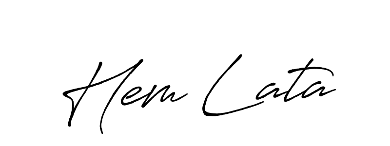 Antro_Vectra_Bolder is a professional signature style that is perfect for those who want to add a touch of class to their signature. It is also a great choice for those who want to make their signature more unique. Get Hem Lata name to fancy signature for free. Hem Lata signature style 7 images and pictures png