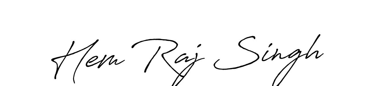 if you are searching for the best signature style for your name Hem Raj Singh. so please give up your signature search. here we have designed multiple signature styles  using Antro_Vectra_Bolder. Hem Raj Singh signature style 7 images and pictures png