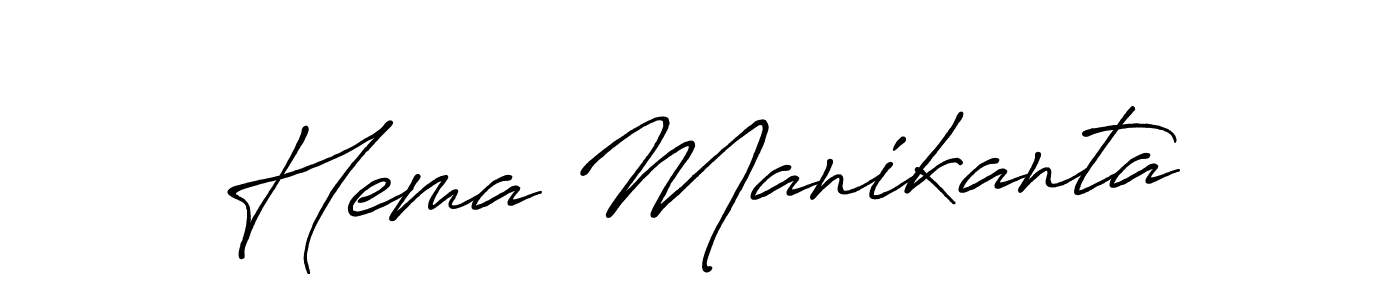 You can use this online signature creator to create a handwritten signature for the name Hema Manikanta. This is the best online autograph maker. Hema Manikanta signature style 7 images and pictures png