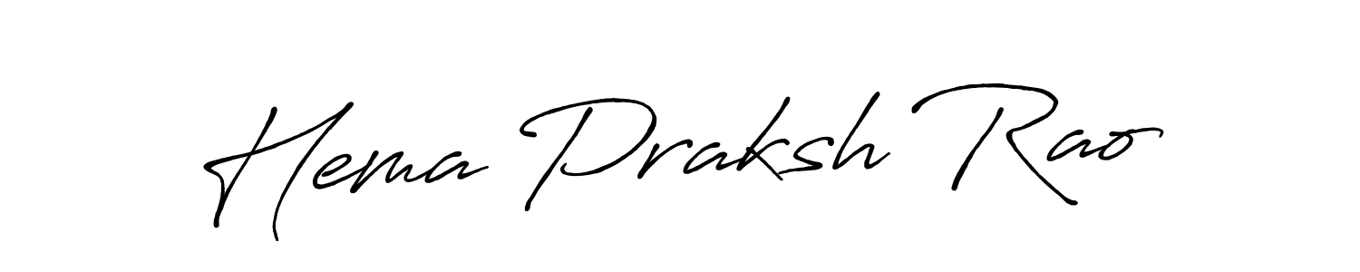 Use a signature maker to create a handwritten signature online. With this signature software, you can design (Antro_Vectra_Bolder) your own signature for name Hema Praksh Rao. Hema Praksh Rao signature style 7 images and pictures png