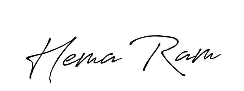 Also You can easily find your signature by using the search form. We will create Hema Ram name handwritten signature images for you free of cost using Antro_Vectra_Bolder sign style. Hema Ram signature style 7 images and pictures png