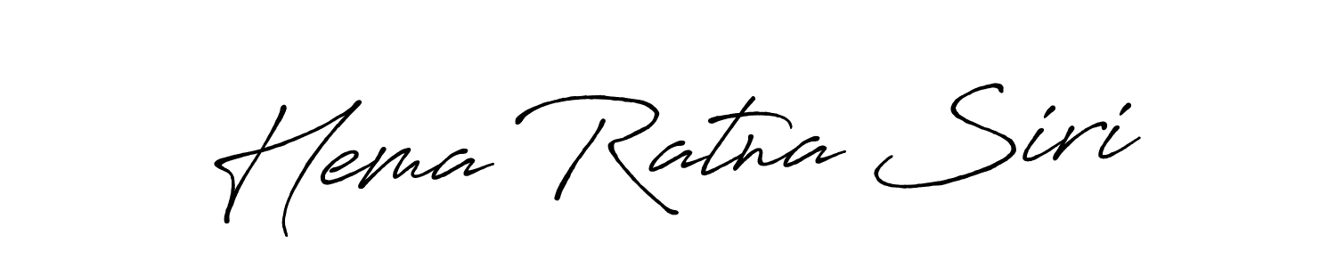 How to make Hema Ratna Siri name signature. Use Antro_Vectra_Bolder style for creating short signs online. This is the latest handwritten sign. Hema Ratna Siri signature style 7 images and pictures png