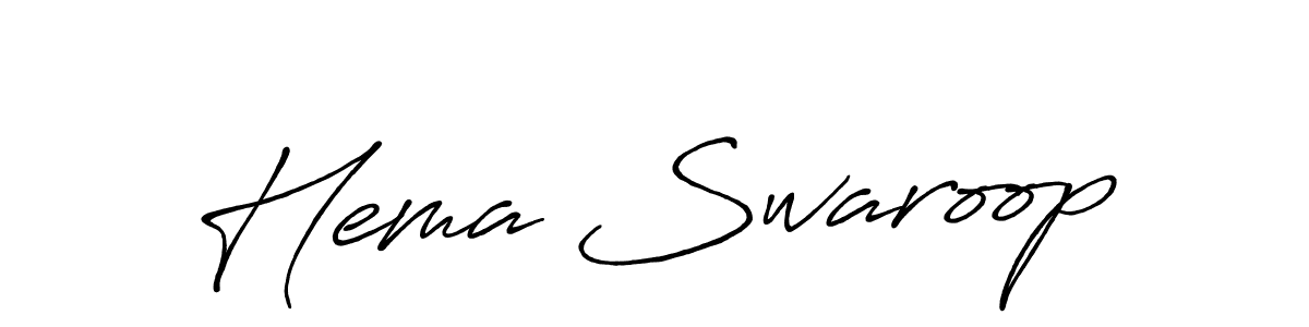 Also we have Hema Swaroop name is the best signature style. Create professional handwritten signature collection using Antro_Vectra_Bolder autograph style. Hema Swaroop signature style 7 images and pictures png