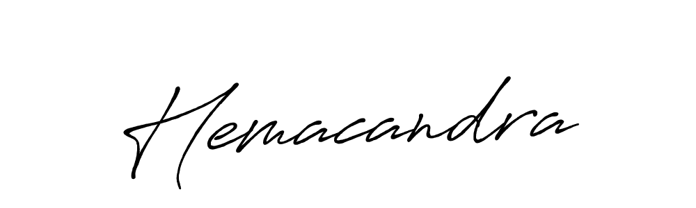 How to make Hemacandra signature? Antro_Vectra_Bolder is a professional autograph style. Create handwritten signature for Hemacandra name. Hemacandra signature style 7 images and pictures png