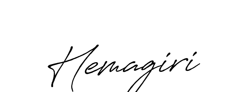 You can use this online signature creator to create a handwritten signature for the name Hemagiri. This is the best online autograph maker. Hemagiri signature style 7 images and pictures png