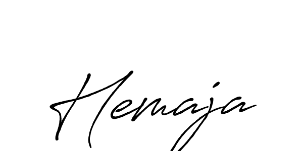 Also we have Hemaja name is the best signature style. Create professional handwritten signature collection using Antro_Vectra_Bolder autograph style. Hemaja signature style 7 images and pictures png