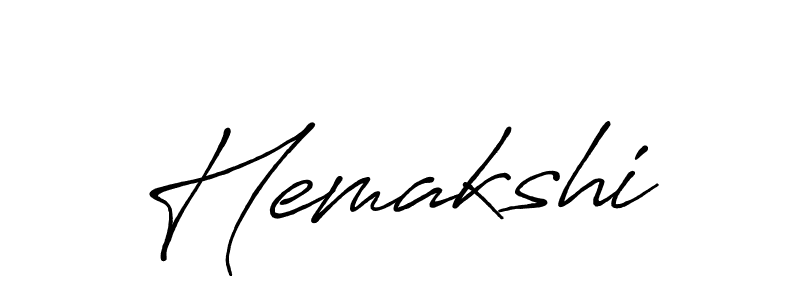 Make a beautiful signature design for name Hemakshi. With this signature (Antro_Vectra_Bolder) style, you can create a handwritten signature for free. Hemakshi signature style 7 images and pictures png