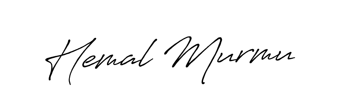 Also we have Hemal Murmu name is the best signature style. Create professional handwritten signature collection using Antro_Vectra_Bolder autograph style. Hemal Murmu signature style 7 images and pictures png