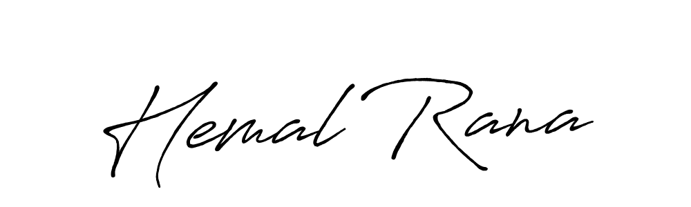 Make a beautiful signature design for name Hemal Rana. Use this online signature maker to create a handwritten signature for free. Hemal Rana signature style 7 images and pictures png