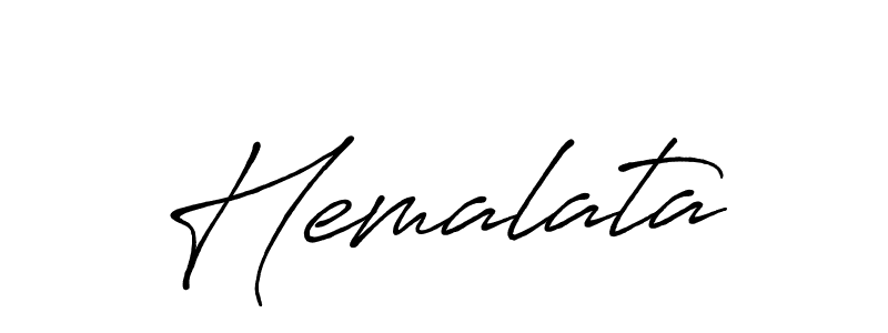 Also we have Hemalata name is the best signature style. Create professional handwritten signature collection using Antro_Vectra_Bolder autograph style. Hemalata signature style 7 images and pictures png