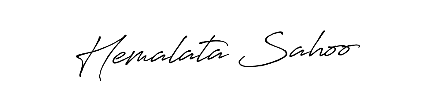 The best way (Antro_Vectra_Bolder) to make a short signature is to pick only two or three words in your name. The name Hemalata Sahoo include a total of six letters. For converting this name. Hemalata Sahoo signature style 7 images and pictures png