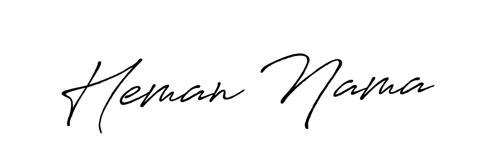 How to Draw Heman Nama signature style? Antro_Vectra_Bolder is a latest design signature styles for name Heman Nama. Heman Nama signature style 7 images and pictures png
