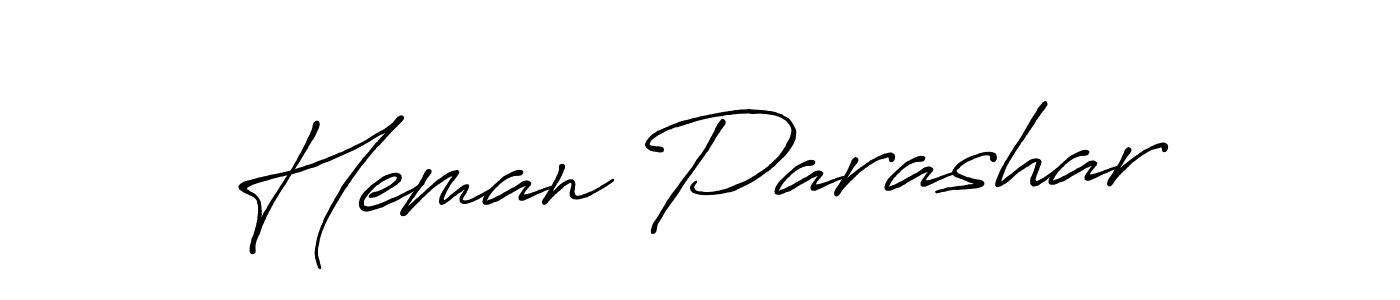 The best way (Antro_Vectra_Bolder) to make a short signature is to pick only two or three words in your name. The name Heman Parashar include a total of six letters. For converting this name. Heman Parashar signature style 7 images and pictures png