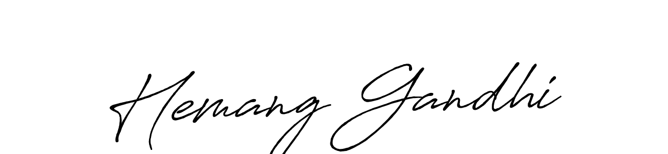 This is the best signature style for the Hemang Gandhi name. Also you like these signature font (Antro_Vectra_Bolder). Mix name signature. Hemang Gandhi signature style 7 images and pictures png