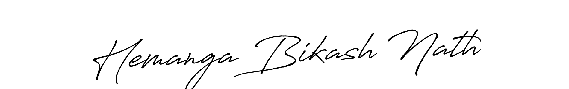 This is the best signature style for the Hemanga Bikash Nath name. Also you like these signature font (Antro_Vectra_Bolder). Mix name signature. Hemanga Bikash Nath signature style 7 images and pictures png