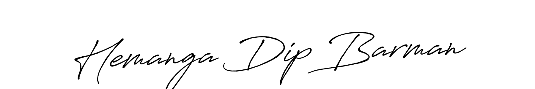 Hemanga Dip Barman stylish signature style. Best Handwritten Sign (Antro_Vectra_Bolder) for my name. Handwritten Signature Collection Ideas for my name Hemanga Dip Barman. Hemanga Dip Barman signature style 7 images and pictures png