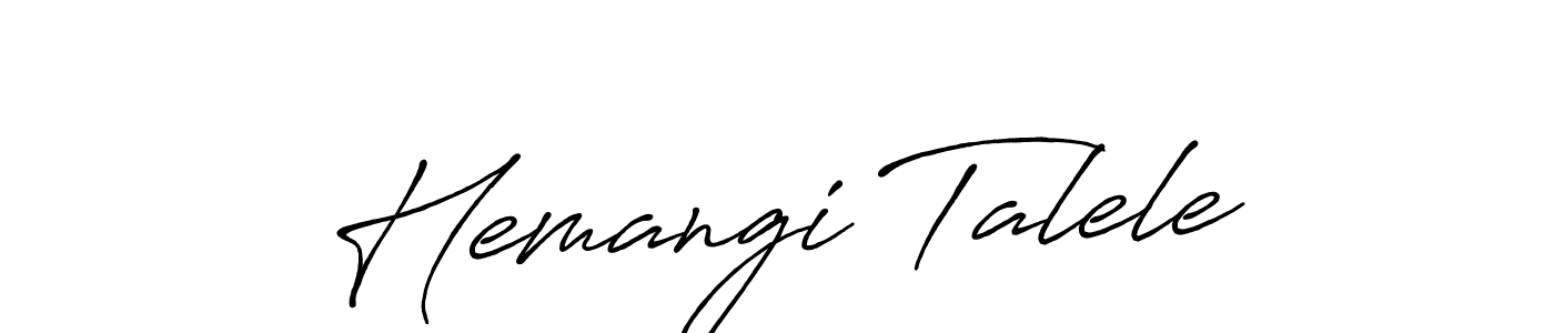 Make a short Hemangi Talele signature style. Manage your documents anywhere anytime using Antro_Vectra_Bolder. Create and add eSignatures, submit forms, share and send files easily. Hemangi Talele signature style 7 images and pictures png