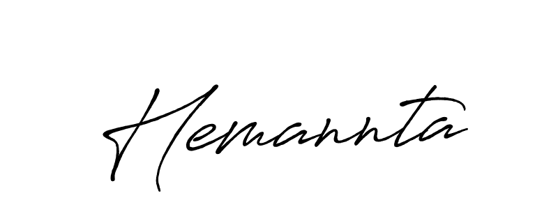 Hemannta stylish signature style. Best Handwritten Sign (Antro_Vectra_Bolder) for my name. Handwritten Signature Collection Ideas for my name Hemannta. Hemannta signature style 7 images and pictures png