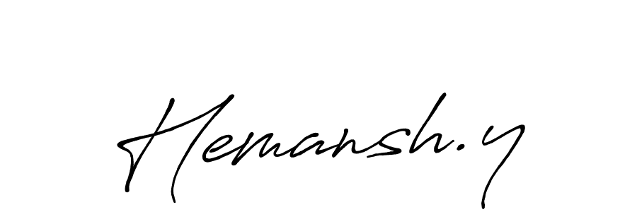 How to Draw Hemansh.y signature style? Antro_Vectra_Bolder is a latest design signature styles for name Hemansh.y. Hemansh.y signature style 7 images and pictures png