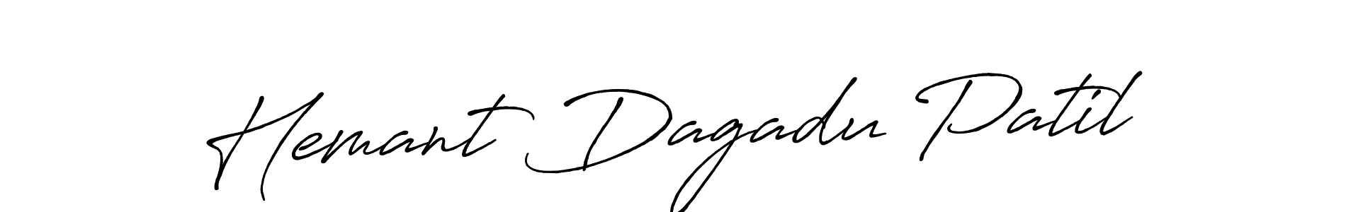 How to make Hemant Dagadu Patil name signature. Use Antro_Vectra_Bolder style for creating short signs online. This is the latest handwritten sign. Hemant Dagadu Patil signature style 7 images and pictures png