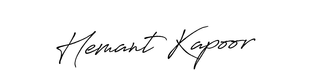 You should practise on your own different ways (Antro_Vectra_Bolder) to write your name (Hemant Kapoor) in signature. don't let someone else do it for you. Hemant Kapoor signature style 7 images and pictures png