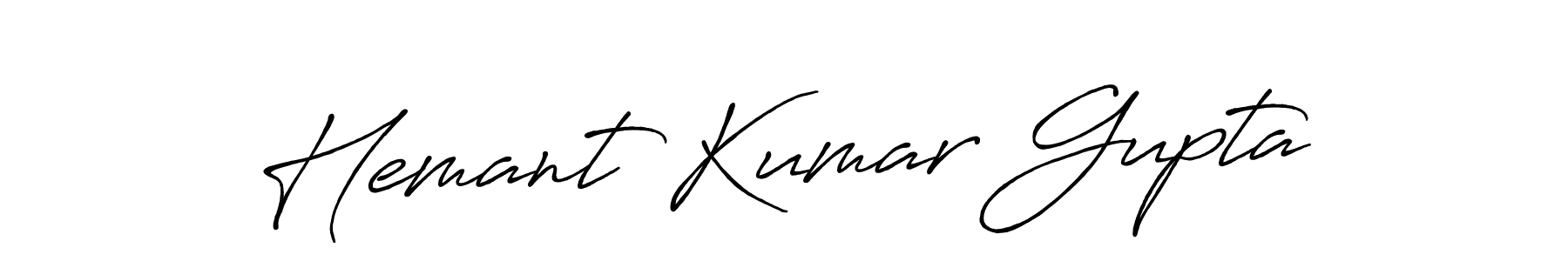 Antro_Vectra_Bolder is a professional signature style that is perfect for those who want to add a touch of class to their signature. It is also a great choice for those who want to make their signature more unique. Get Hemant Kumar Gupta name to fancy signature for free. Hemant Kumar Gupta signature style 7 images and pictures png