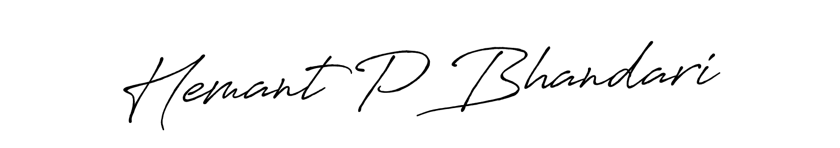 Best and Professional Signature Style for Hemant P Bhandari. Antro_Vectra_Bolder Best Signature Style Collection. Hemant P Bhandari signature style 7 images and pictures png