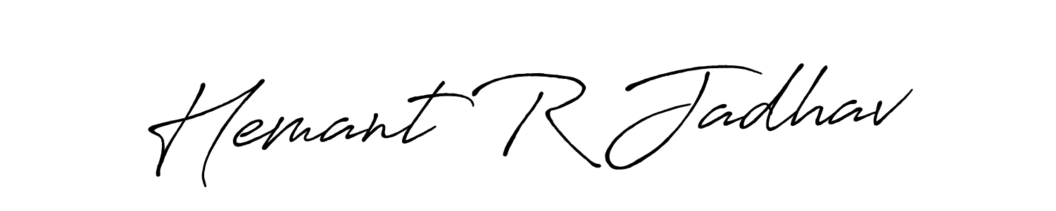 How to Draw Hemant R Jadhav signature style? Antro_Vectra_Bolder is a latest design signature styles for name Hemant R Jadhav. Hemant R Jadhav signature style 7 images and pictures png