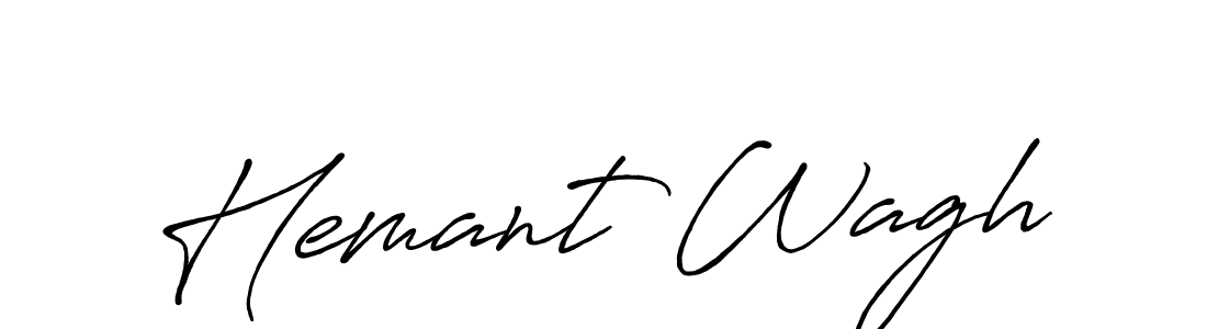 You can use this online signature creator to create a handwritten signature for the name Hemant Wagh. This is the best online autograph maker. Hemant Wagh signature style 7 images and pictures png