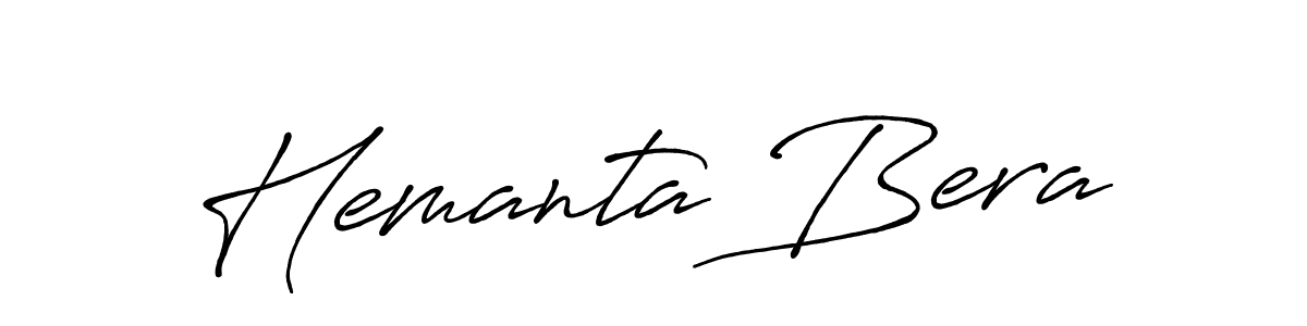 This is the best signature style for the Hemanta Bera name. Also you like these signature font (Antro_Vectra_Bolder). Mix name signature. Hemanta Bera signature style 7 images and pictures png