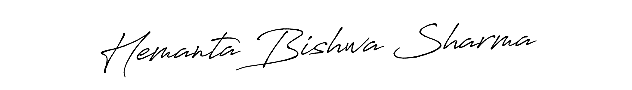 Use a signature maker to create a handwritten signature online. With this signature software, you can design (Antro_Vectra_Bolder) your own signature for name Hemanta Bishwa Sharma. Hemanta Bishwa Sharma signature style 7 images and pictures png