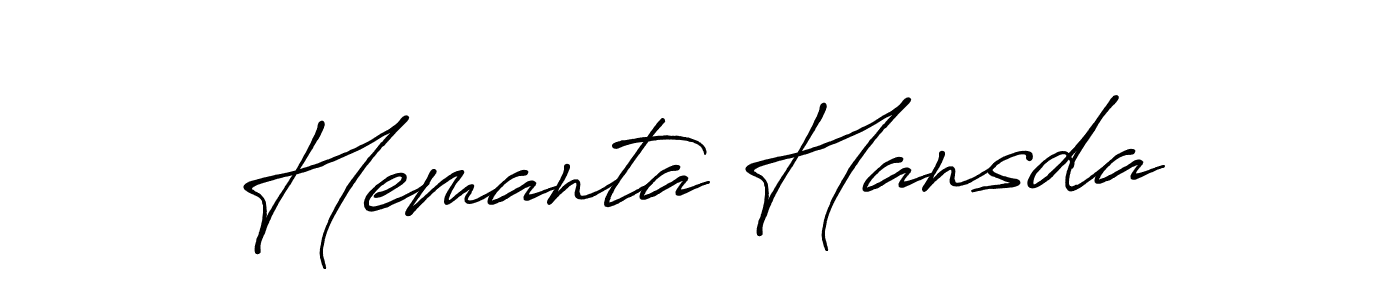 How to Draw Hemanta Hansda signature style? Antro_Vectra_Bolder is a latest design signature styles for name Hemanta Hansda. Hemanta Hansda signature style 7 images and pictures png