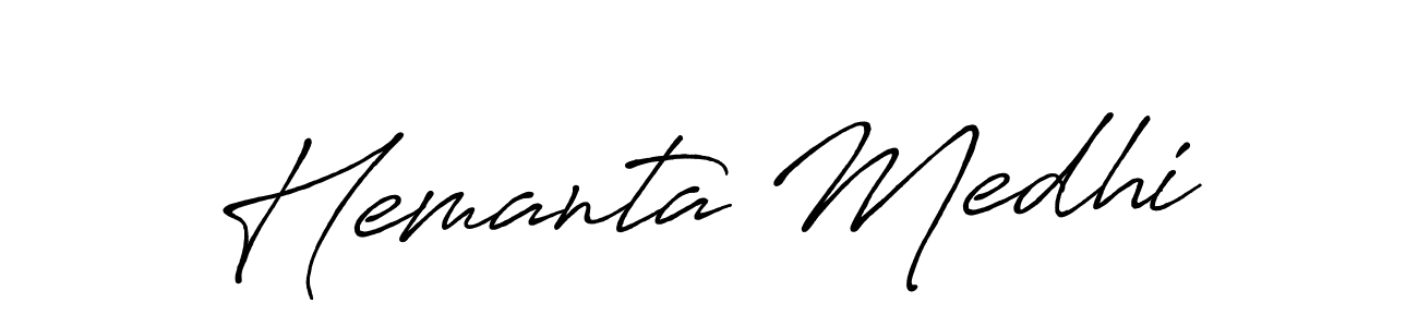 You can use this online signature creator to create a handwritten signature for the name Hemanta Medhi. This is the best online autograph maker. Hemanta Medhi signature style 7 images and pictures png