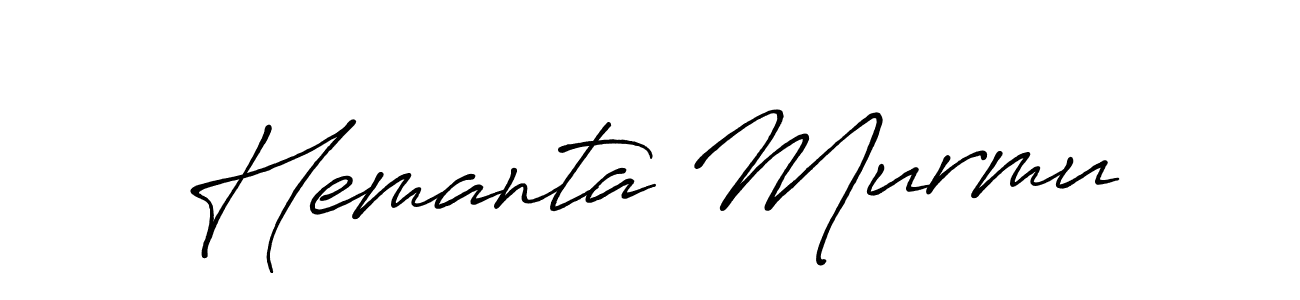 Make a short Hemanta Murmu signature style. Manage your documents anywhere anytime using Antro_Vectra_Bolder. Create and add eSignatures, submit forms, share and send files easily. Hemanta Murmu signature style 7 images and pictures png