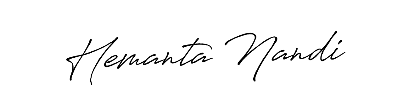 if you are searching for the best signature style for your name Hemanta Nandi. so please give up your signature search. here we have designed multiple signature styles  using Antro_Vectra_Bolder. Hemanta Nandi signature style 7 images and pictures png