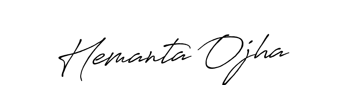It looks lik you need a new signature style for name Hemanta Ojha. Design unique handwritten (Antro_Vectra_Bolder) signature with our free signature maker in just a few clicks. Hemanta Ojha signature style 7 images and pictures png