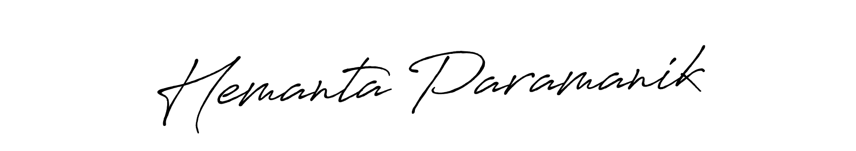 Also You can easily find your signature by using the search form. We will create Hemanta Paramanik name handwritten signature images for you free of cost using Antro_Vectra_Bolder sign style. Hemanta Paramanik signature style 7 images and pictures png