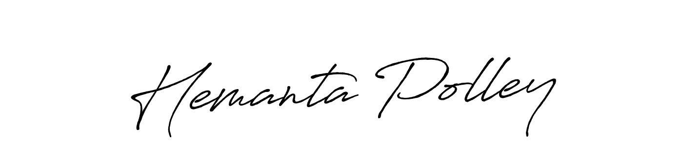 Also we have Hemanta Polley name is the best signature style. Create professional handwritten signature collection using Antro_Vectra_Bolder autograph style. Hemanta Polley signature style 7 images and pictures png