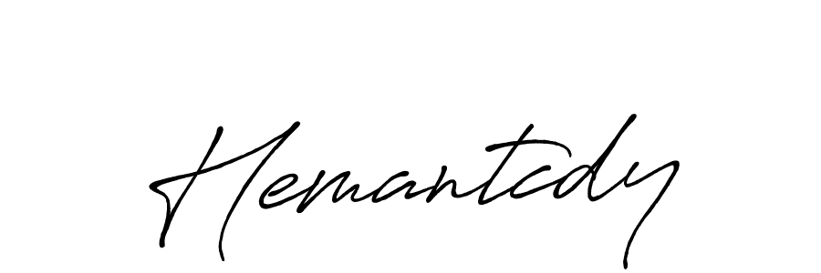 Also we have Hemantcdy name is the best signature style. Create professional handwritten signature collection using Antro_Vectra_Bolder autograph style. Hemantcdy signature style 7 images and pictures png