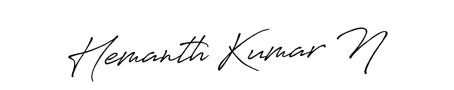 You should practise on your own different ways (Antro_Vectra_Bolder) to write your name (Hemanth Kumar N) in signature. don't let someone else do it for you. Hemanth Kumar N signature style 7 images and pictures png