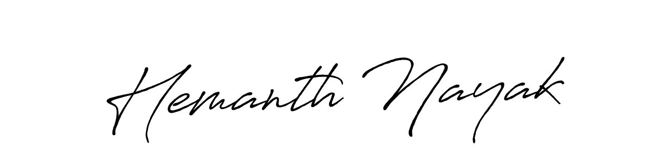 It looks lik you need a new signature style for name Hemanth Nayak. Design unique handwritten (Antro_Vectra_Bolder) signature with our free signature maker in just a few clicks. Hemanth Nayak signature style 7 images and pictures png