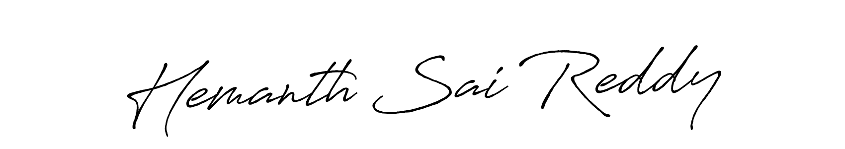 The best way (Antro_Vectra_Bolder) to make a short signature is to pick only two or three words in your name. The name Hemanth Sai Reddy include a total of six letters. For converting this name. Hemanth Sai Reddy signature style 7 images and pictures png